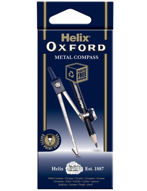 Oxford Metal Compass & Pencil